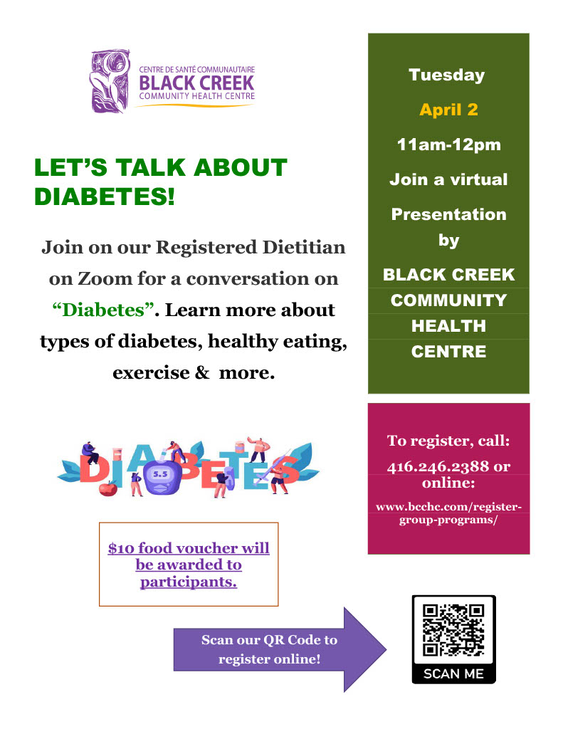 Let's Talk about Diabetes April Workshop