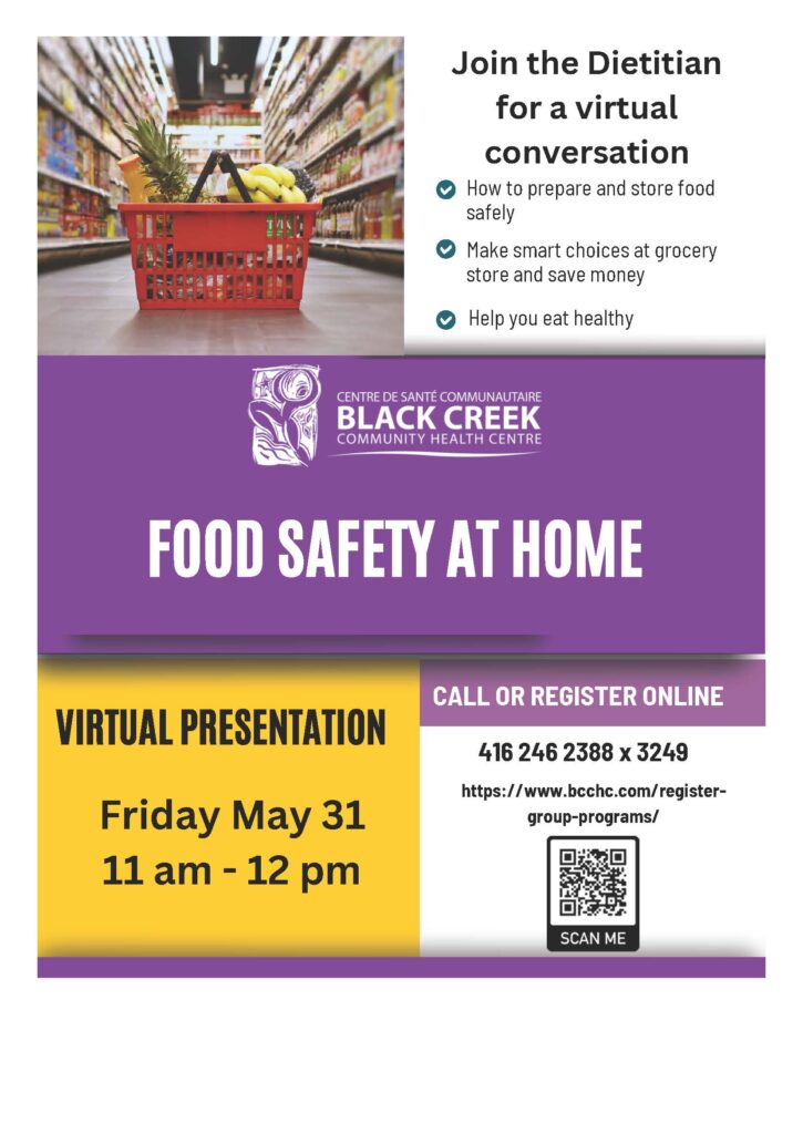 Food Safety at Home workshop - May 31